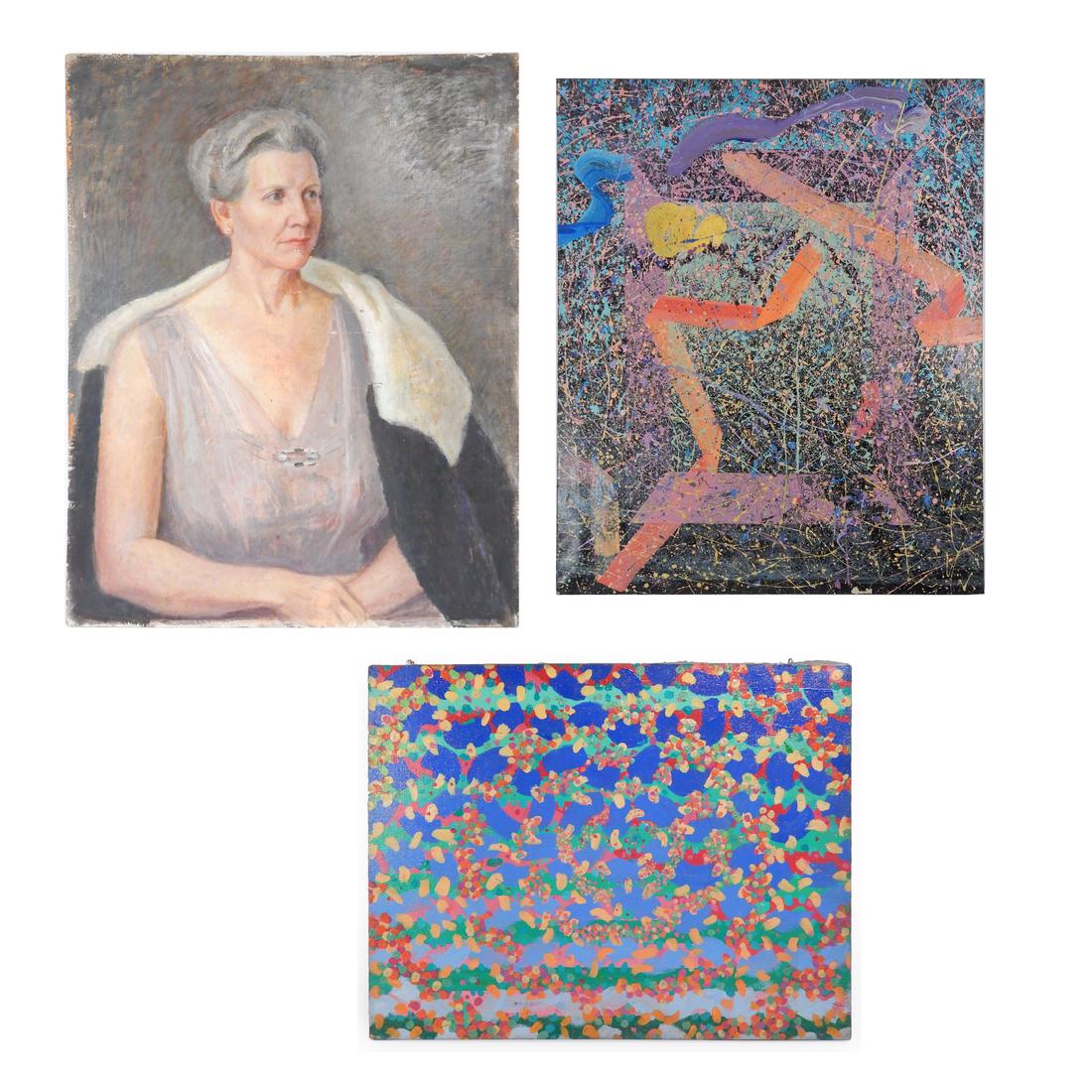 Three Oil Paintings (1 of 10)