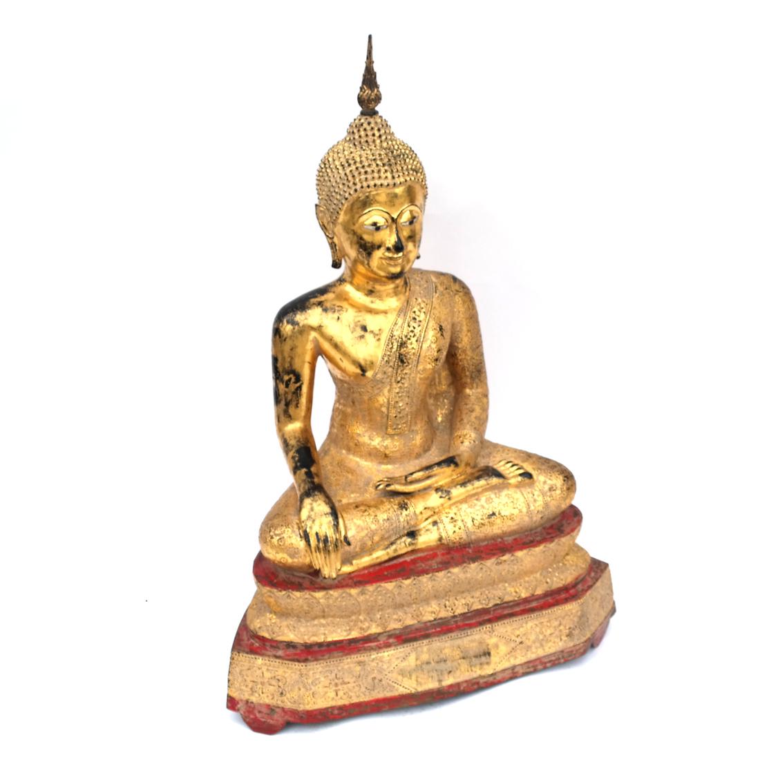 Palace Size Chinese Cast Bronze Buddha (1 of 5)