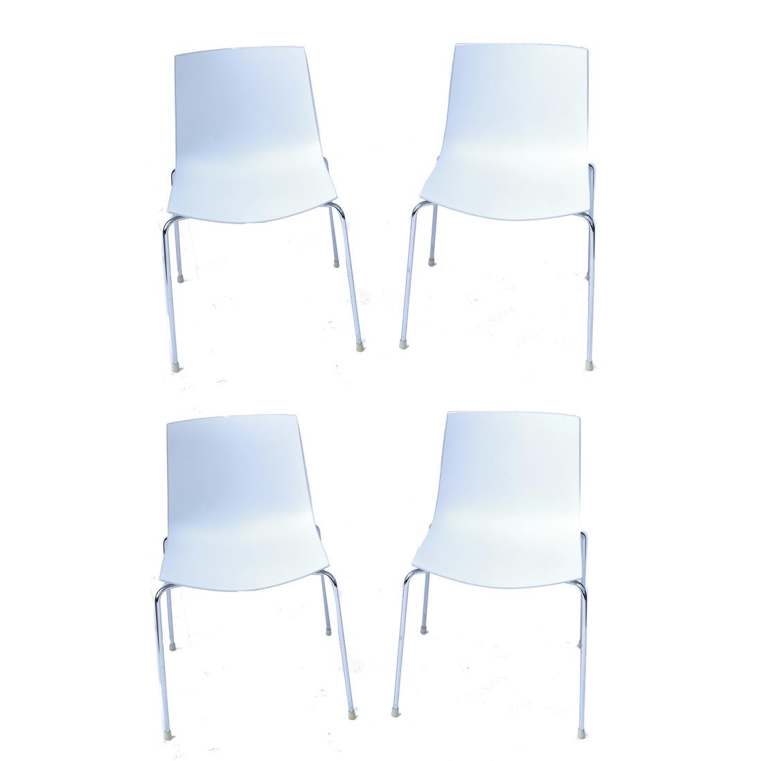 Set of 4 Contemporary Chairs by Arper, Italy (1 of 6)