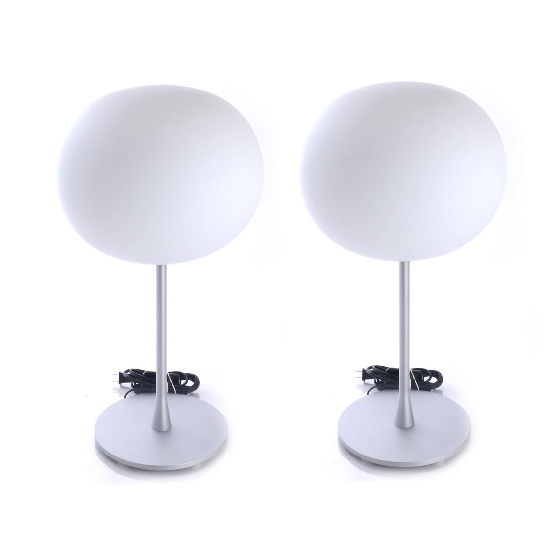 Pair Flos Frosted Glass Table Lamps (1 of 4)