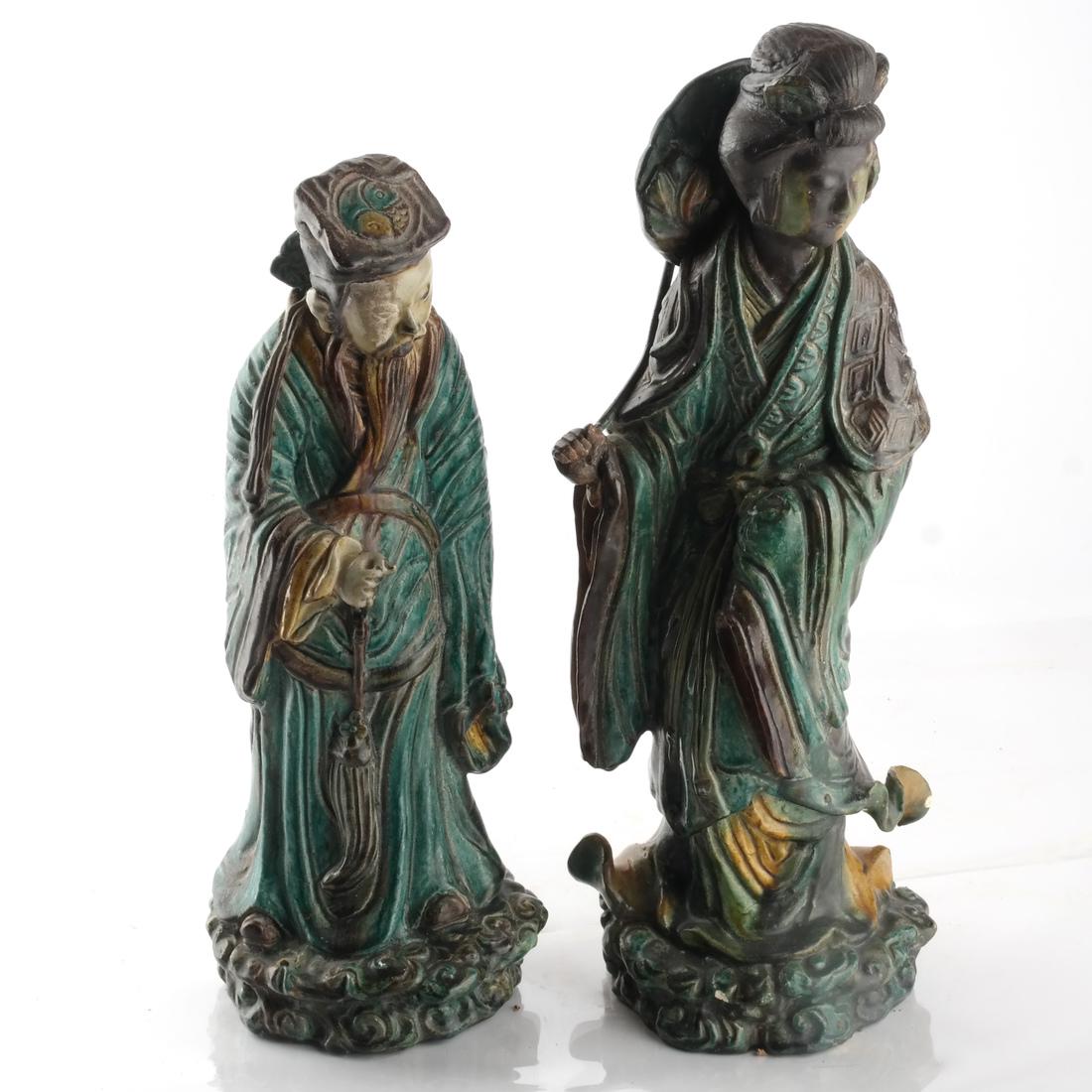Two Chinese Qing Dynasty Figures (1 of 9)