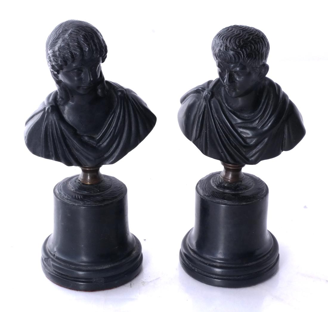 Pair of Classical Mini-Busts (1 of 4)