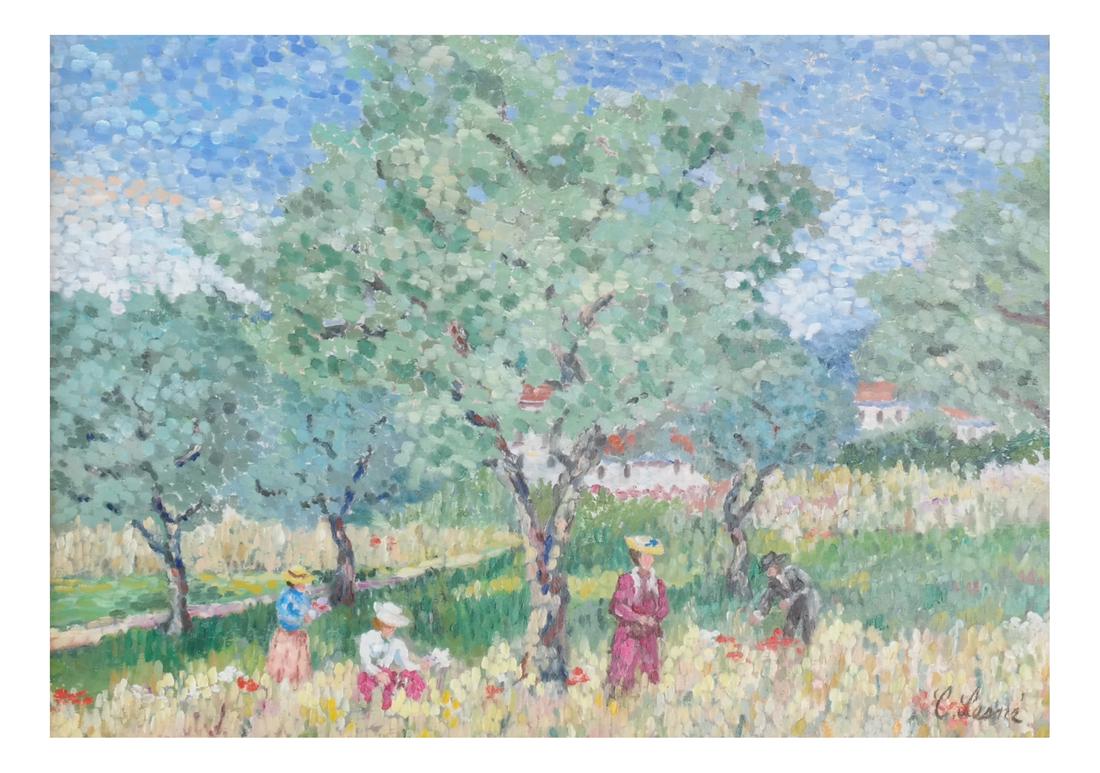 Camille Lesne: Flower Field, O/C (1 of 6)