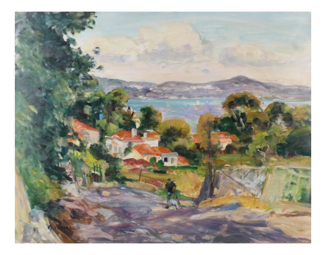 Gaston Sebire: Village Landscape, O/C (1 of 6)