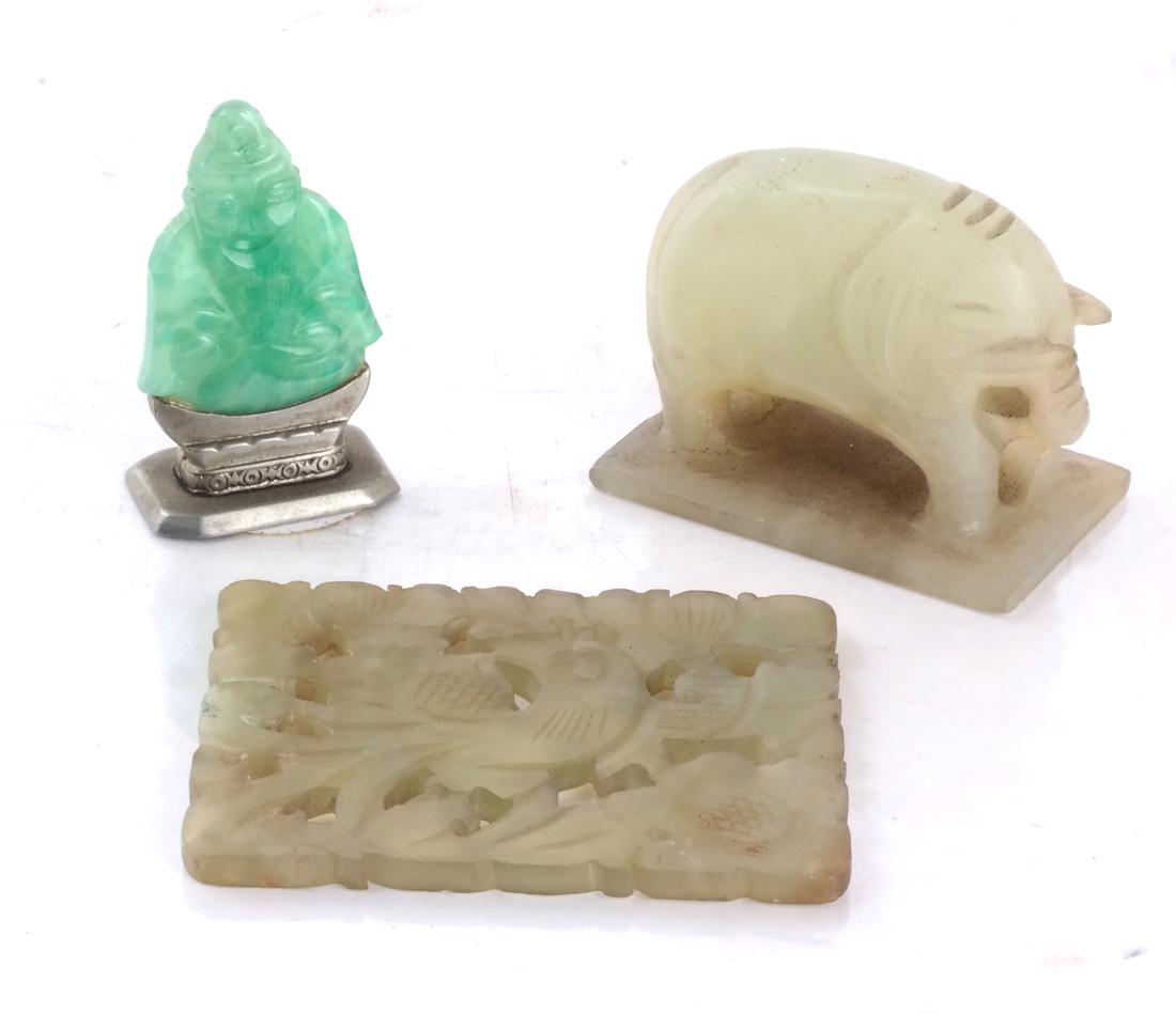 Jade Group of Three Items (1 of 4)