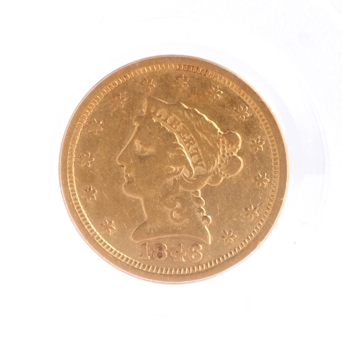 1847 O $2 1/2 Liberty Head Gold Coin (1 of 2)