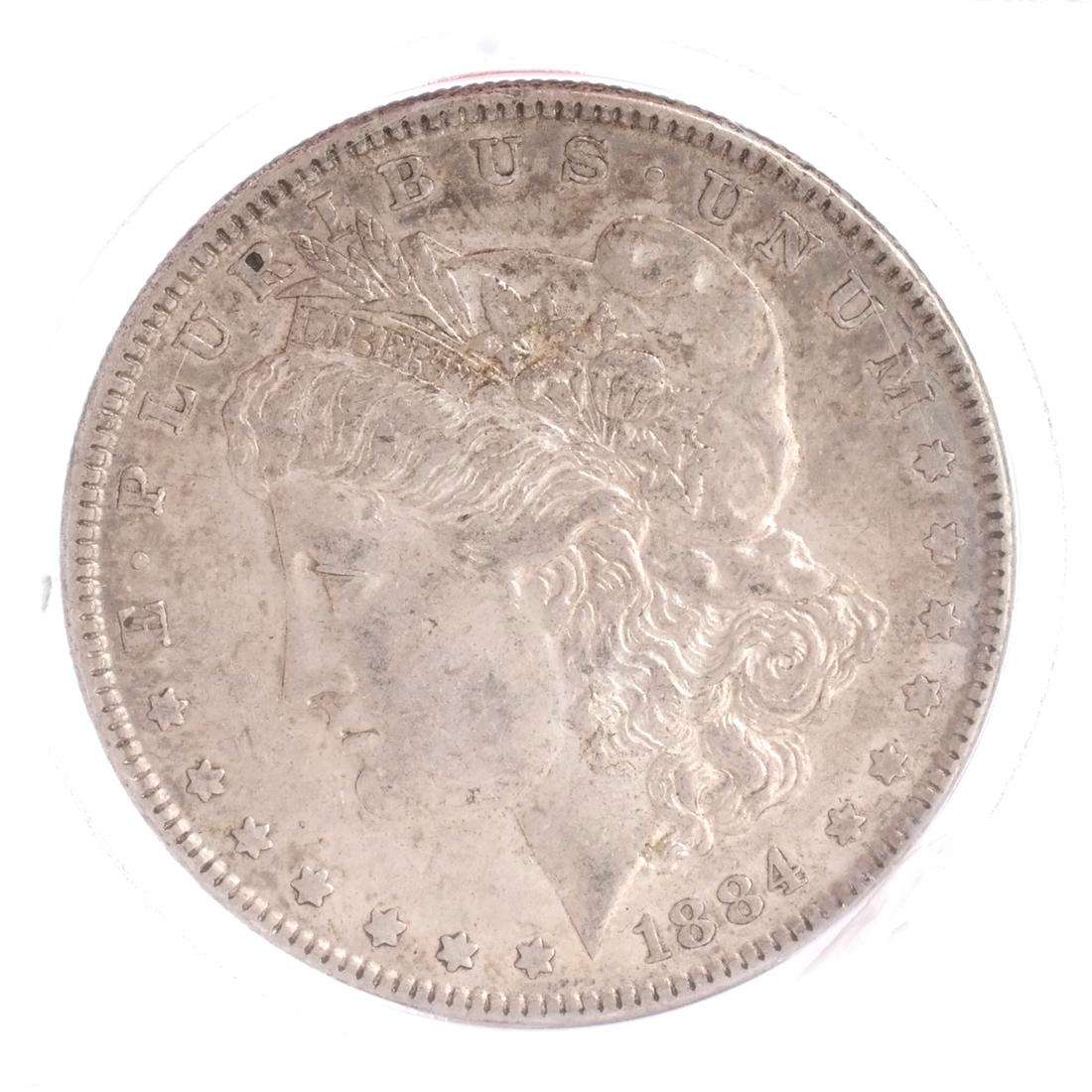 1884 Morgan Dollar, X.F. (1 of 2)