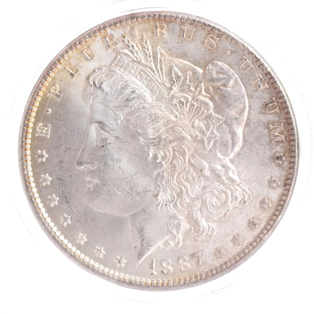 1887 Morgan Dollar, M.S. 66 (1 of 2)