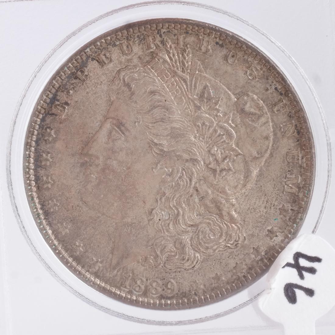 1889 Morgan Dollar, M.S. 63 (1 of 2)