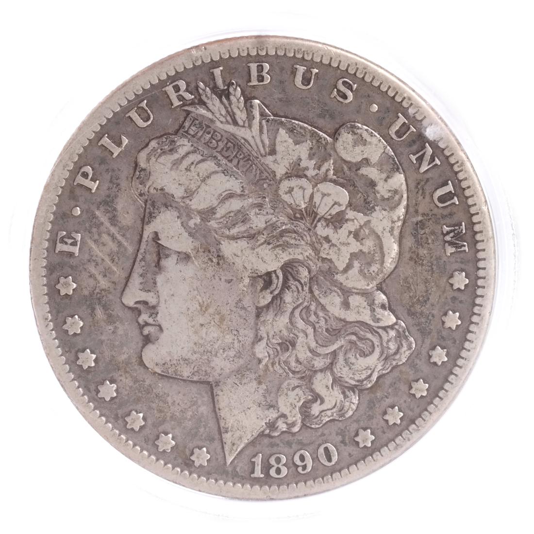 1890-CC Morgan Dollar, Fine (1 of 2)