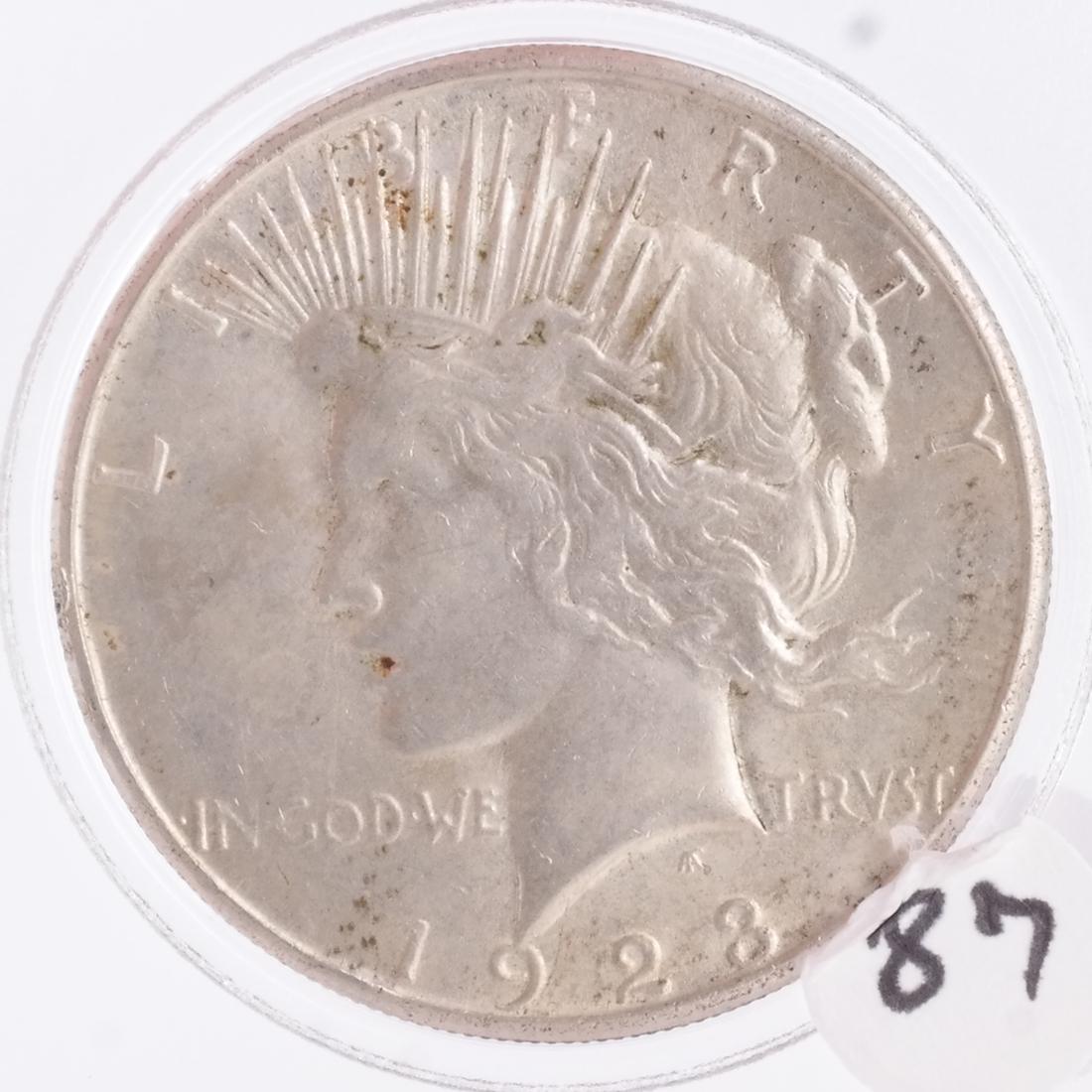 1923-S Peace Dollar, B.U. (1 of 2)