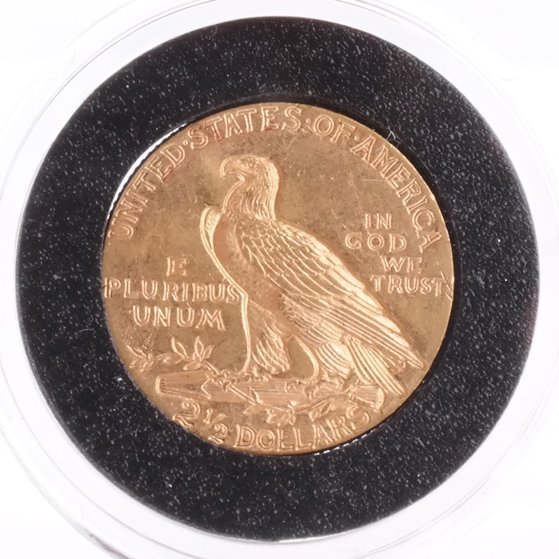 1928 $2 1/2 Gold Indian Head, A.U. (1 of 2)