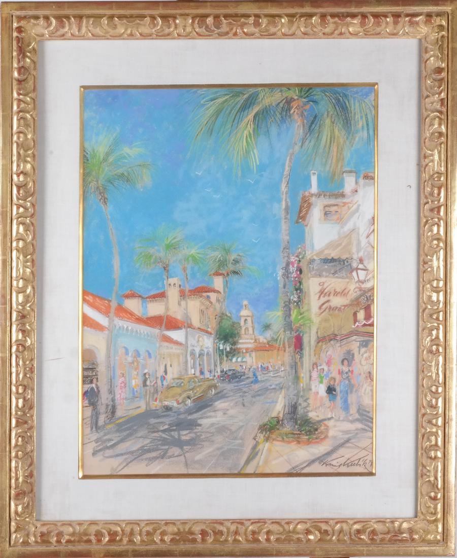 Kamil Kubik: Street Scene, Pastel (1 of 5)