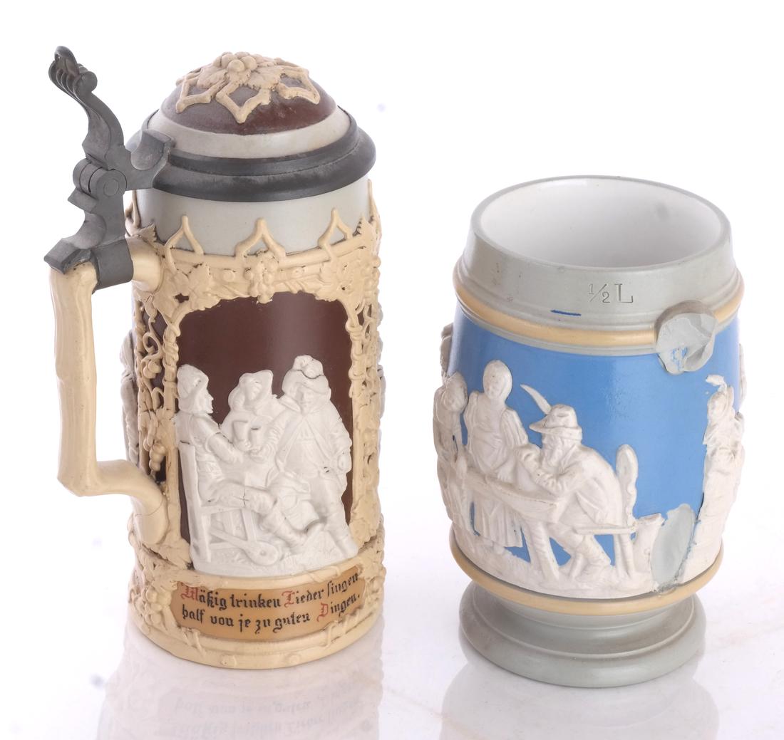 Villeroy & Boch Molded Pottery Steins/Tankards (1 of 7)