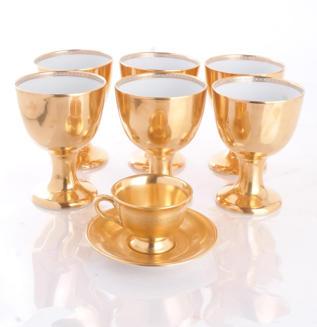 Fitz & Floyd Porcelain Goblets (1 of 7)