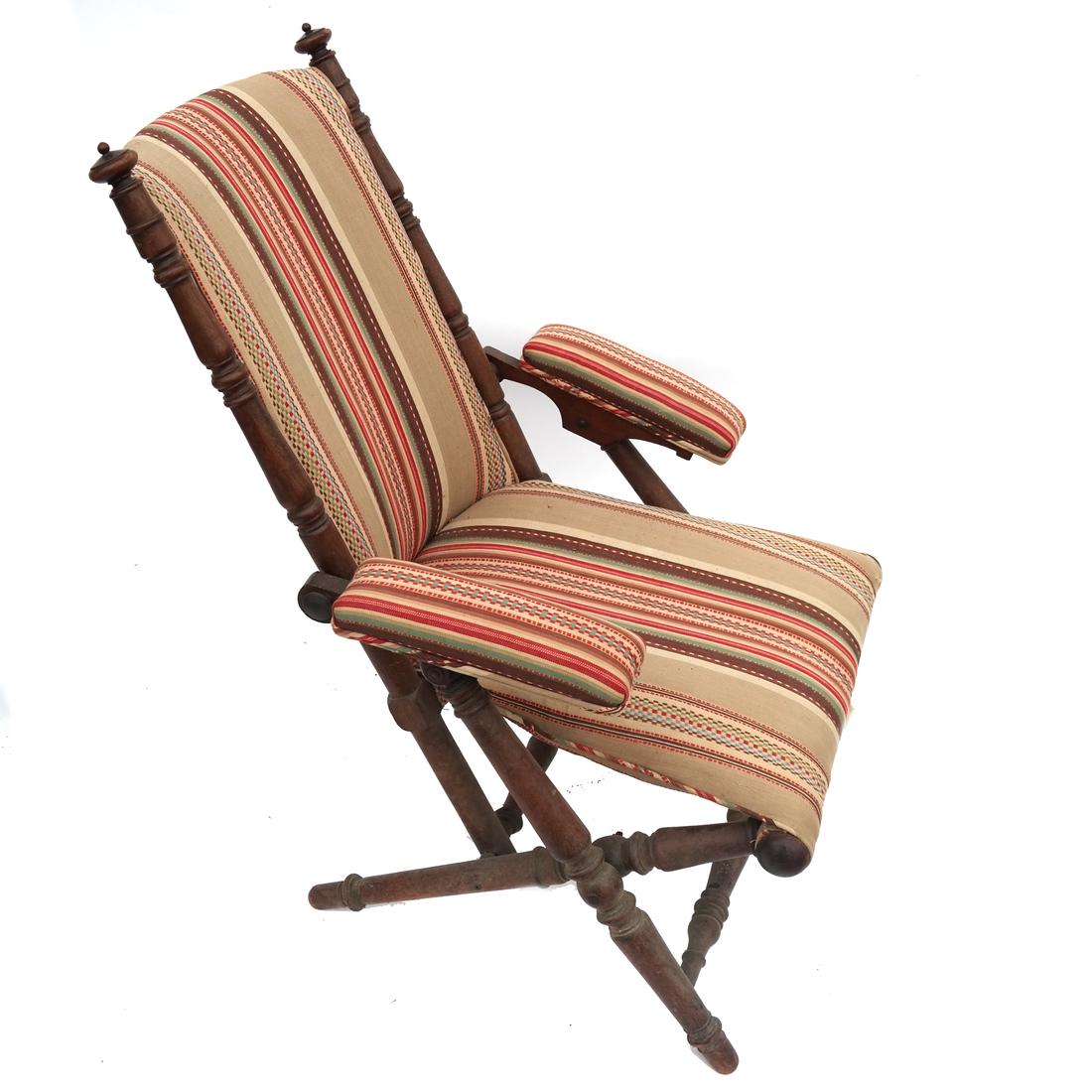 Antique Faux Bamboo Captain's Chair (1 of 5)