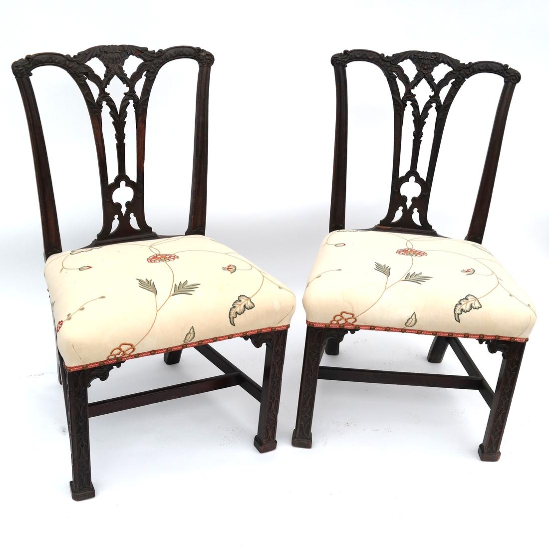 Pair of Antique American Side Chairs (1 of 5)