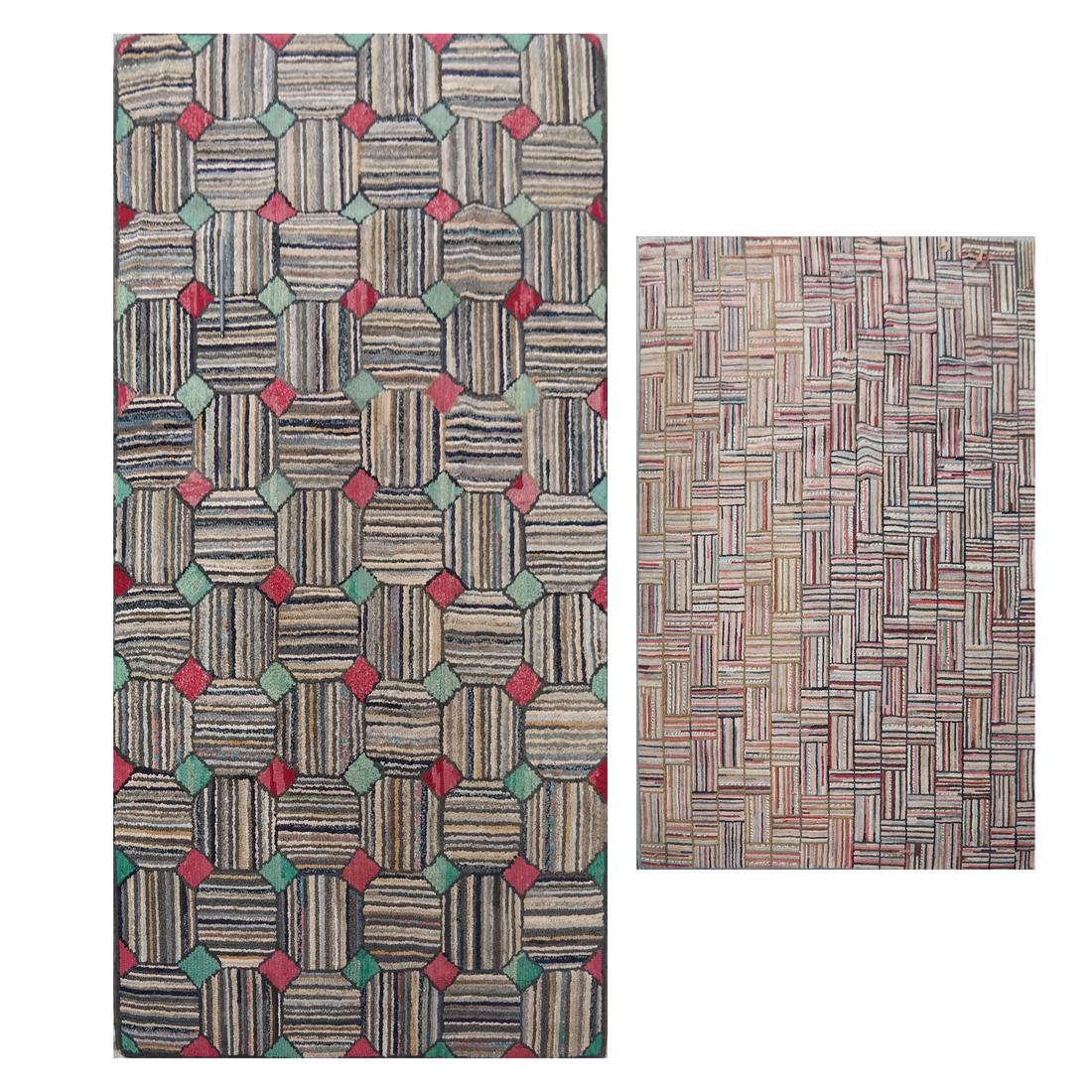 Two American Hooked Rugs (1 of 9)