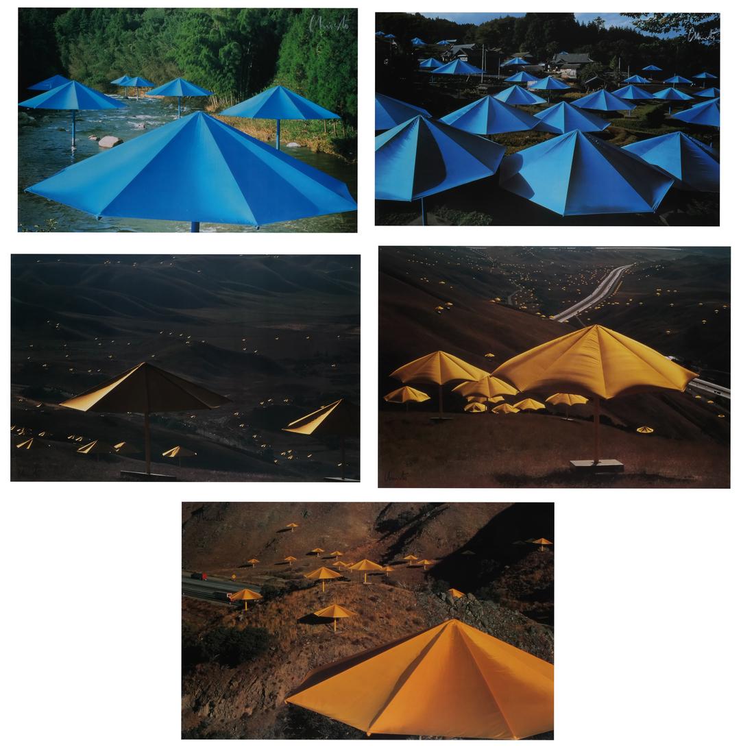 Christo: "Umbrellas" (5) Five Posters (1 of 10)
