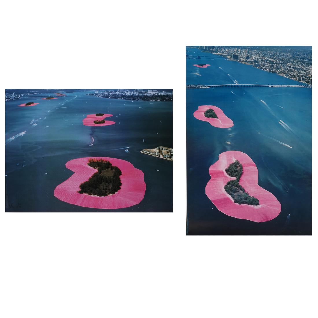 Christo:"Surrounded Islands," Key Biscayne Two (2) (1 of 10)