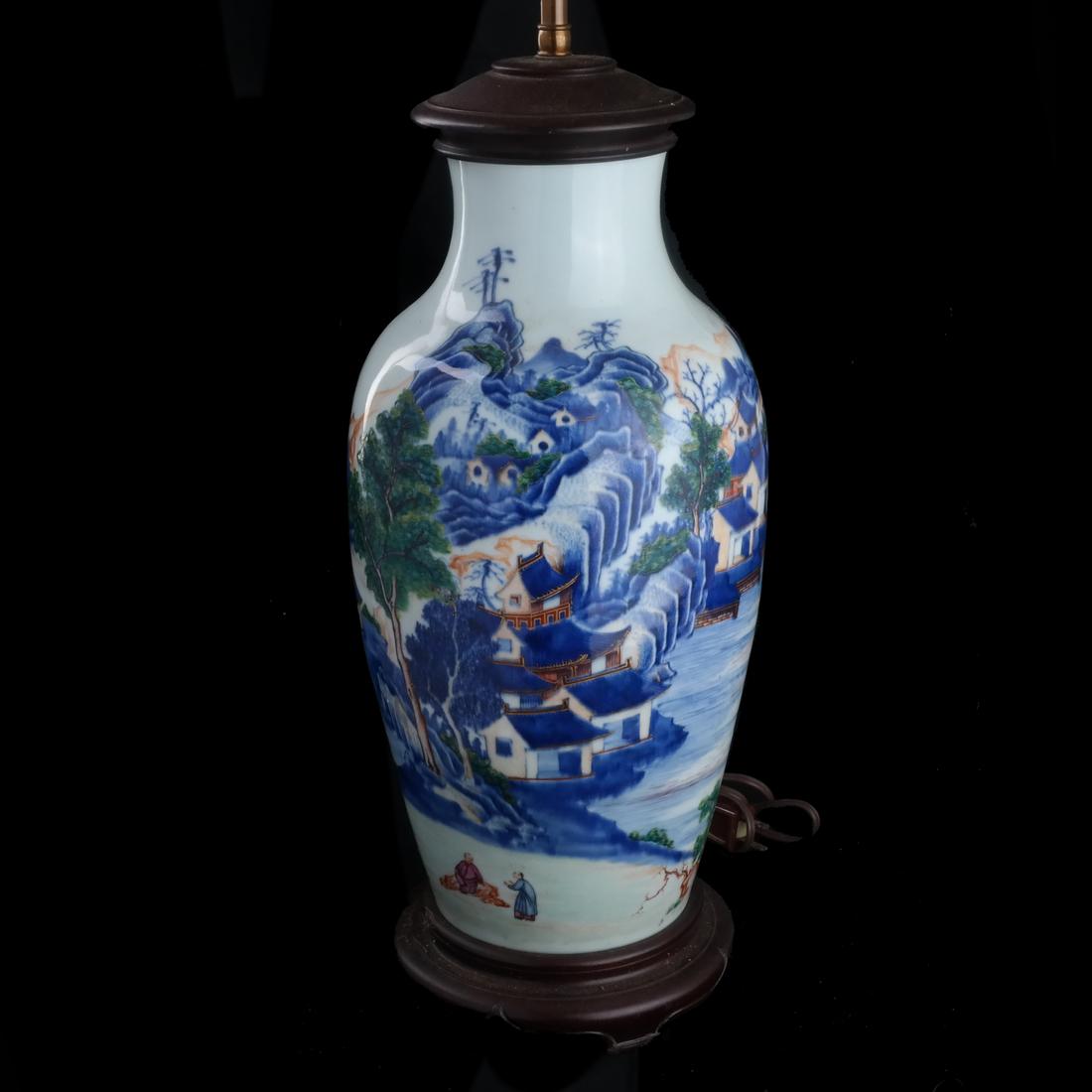 Chinese Antique Decorated Lamp (1 of 6)