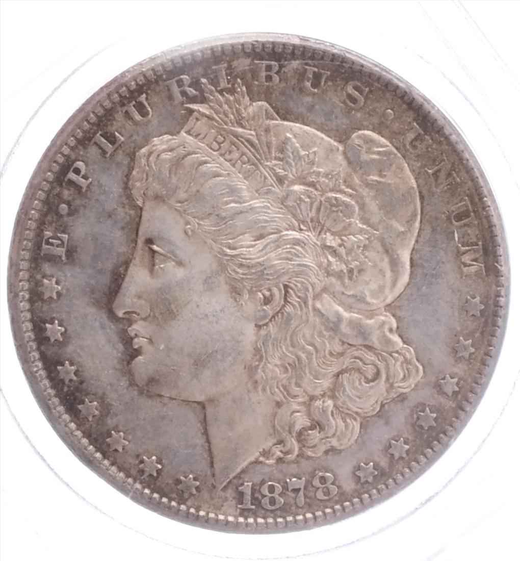 1878-CC PL Morgan Dollar, 7 Tail Feath (1 of 2)