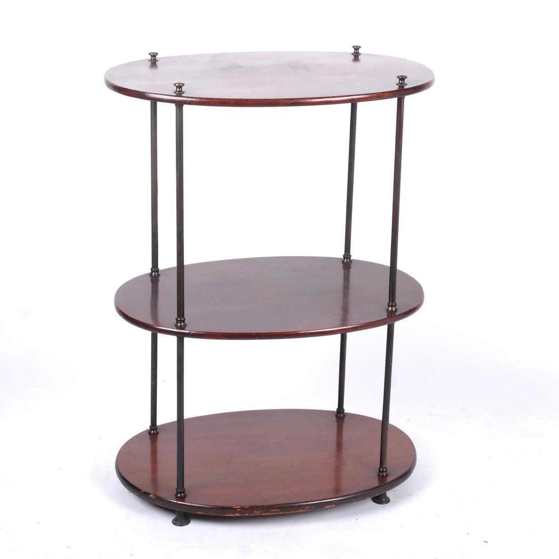 19th C. English 3-Tier Dessert Cart (1 of 5)