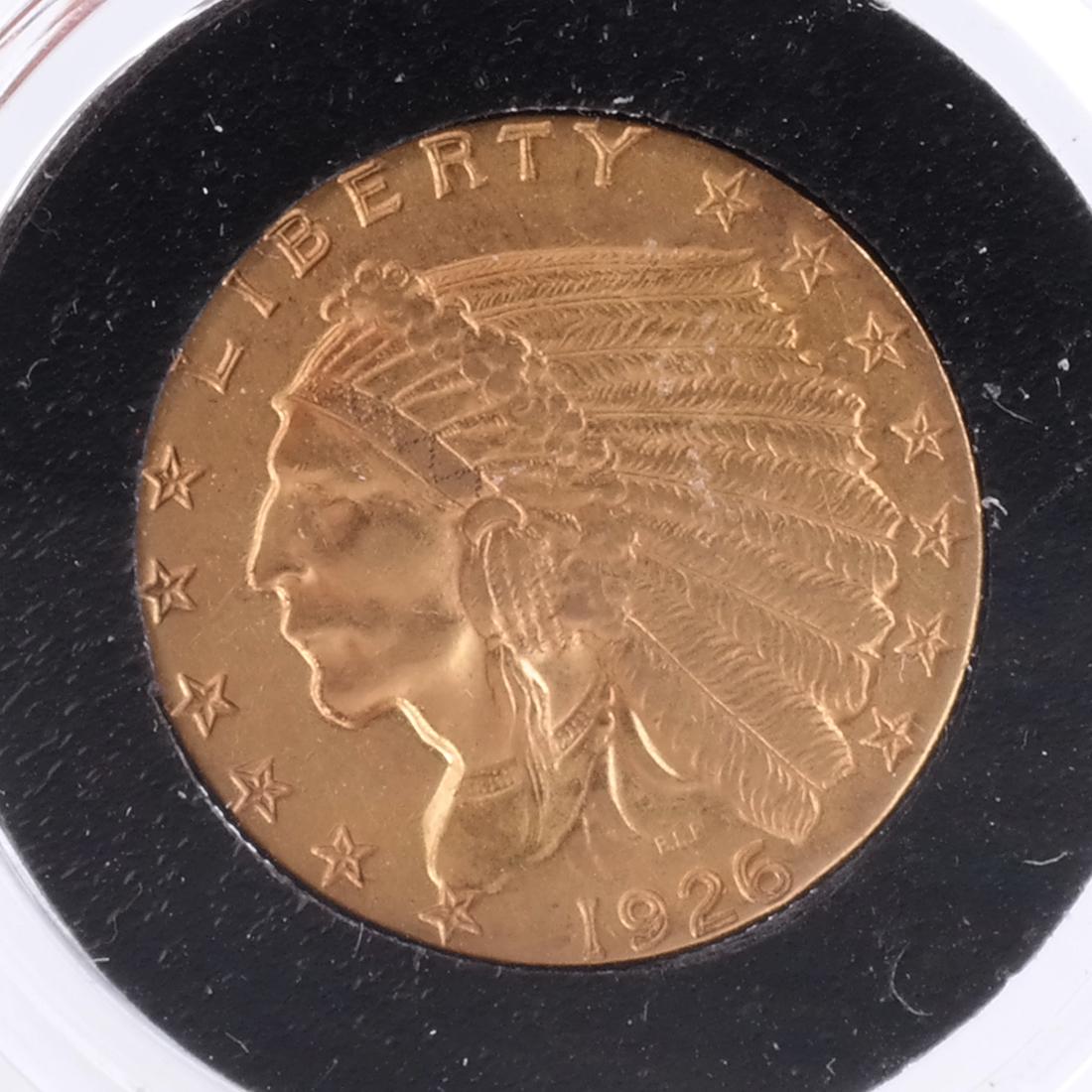 1926 $2 1/2 Dollar Gold Indian Head (1 of 2)