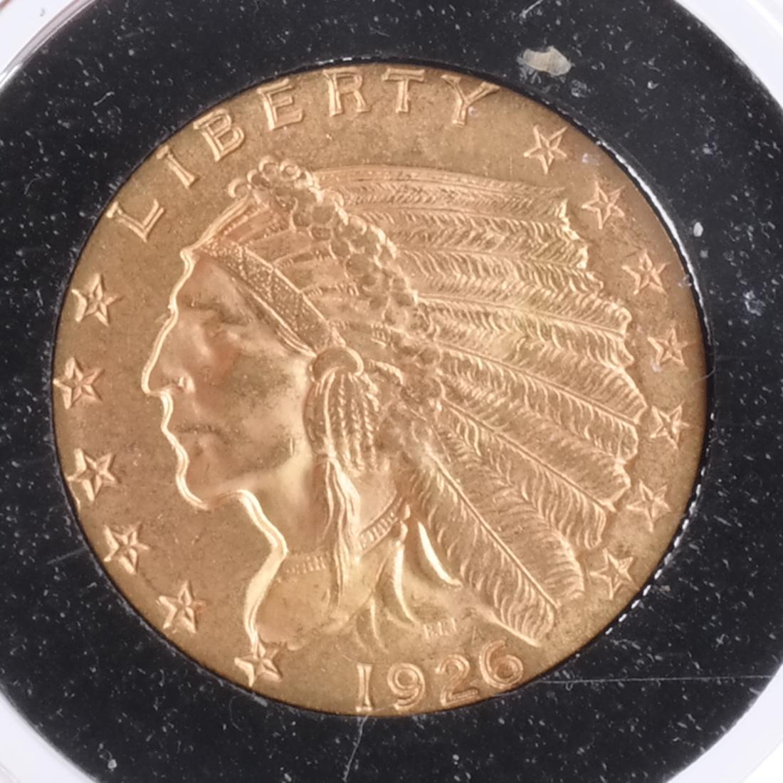 1926 $2 1/2 Dollar Gold Indian Head (1 of 2)