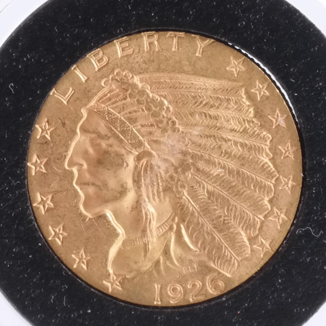 1926 $2 1/2 Dollar Gold Indian Head (1 of 2)
