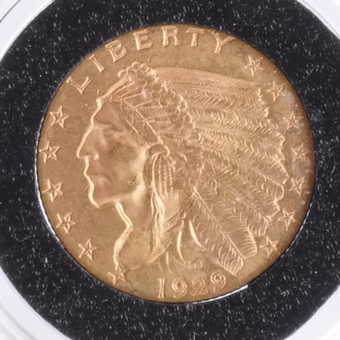1929 $2 1/2 Dollar Gold Indian Head (1 of 2)