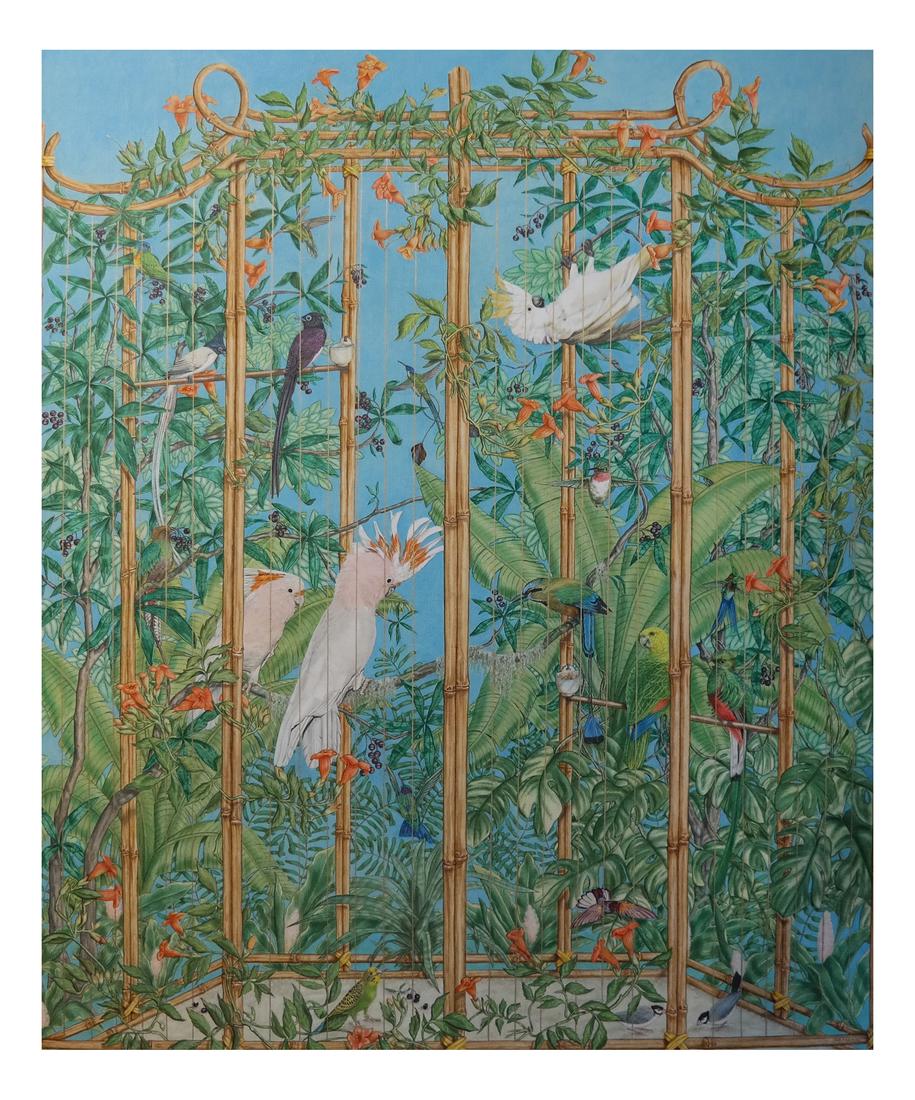 Jane Taylor: "Birds", Oil on Canvas (1 of 6)