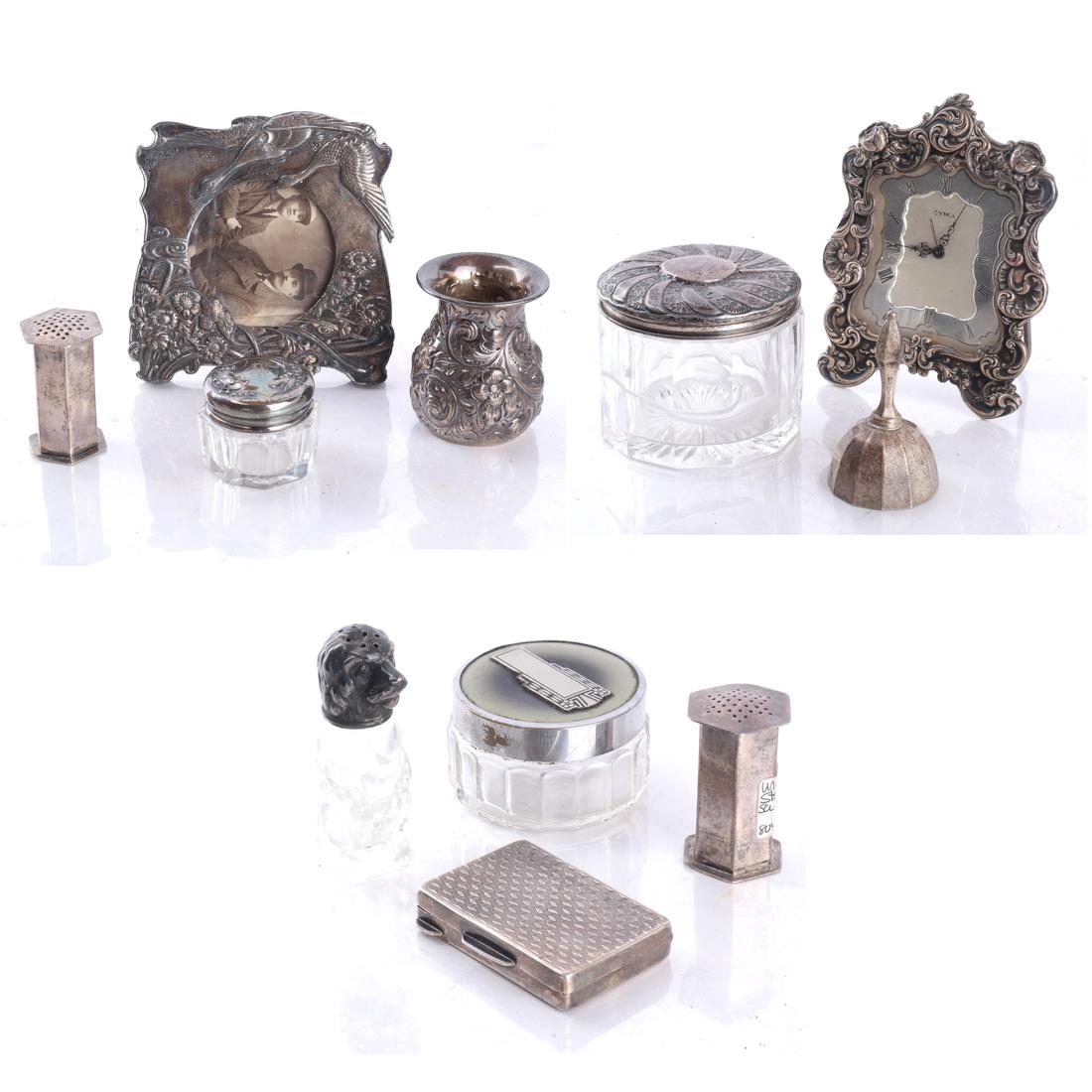 Lot of 11 Sterling & Silverplate Articles (1 of 4)