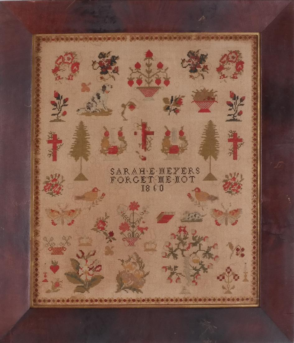 Antique Needlepoint Sampler (1 of 4)