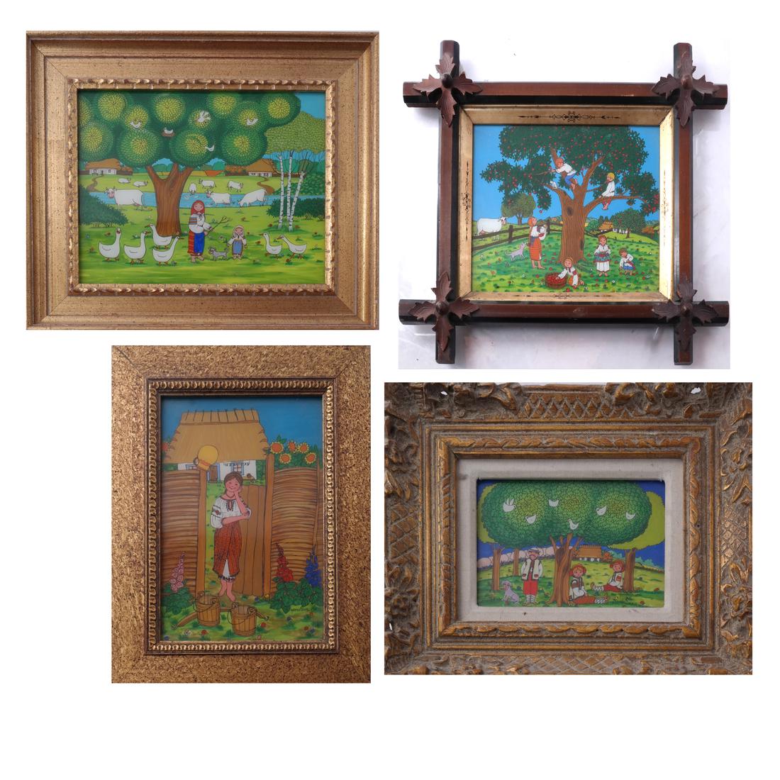 Yaroslava S. Mills: 4 Glass Paintings (1 of 5)