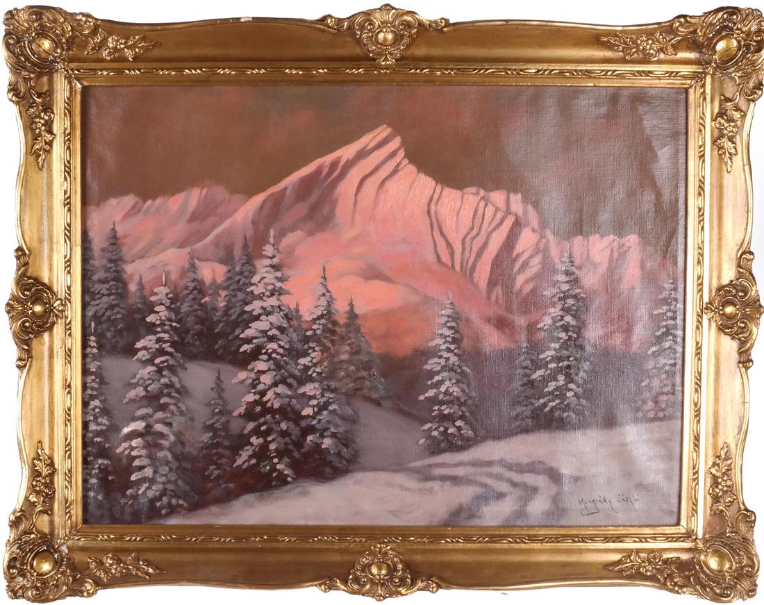 After Laszlo Neogrady: Mountainscape, O/C (1 of 6)