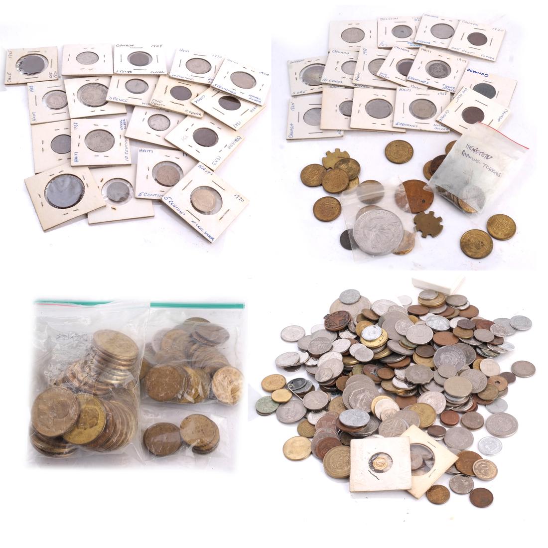 Large Assortment Coins, Tokens, Medals, Etc. (1 of 8)