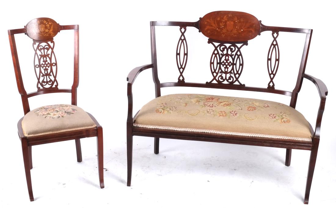 Edwardian Salon Suite - Two Items (1 of 7)