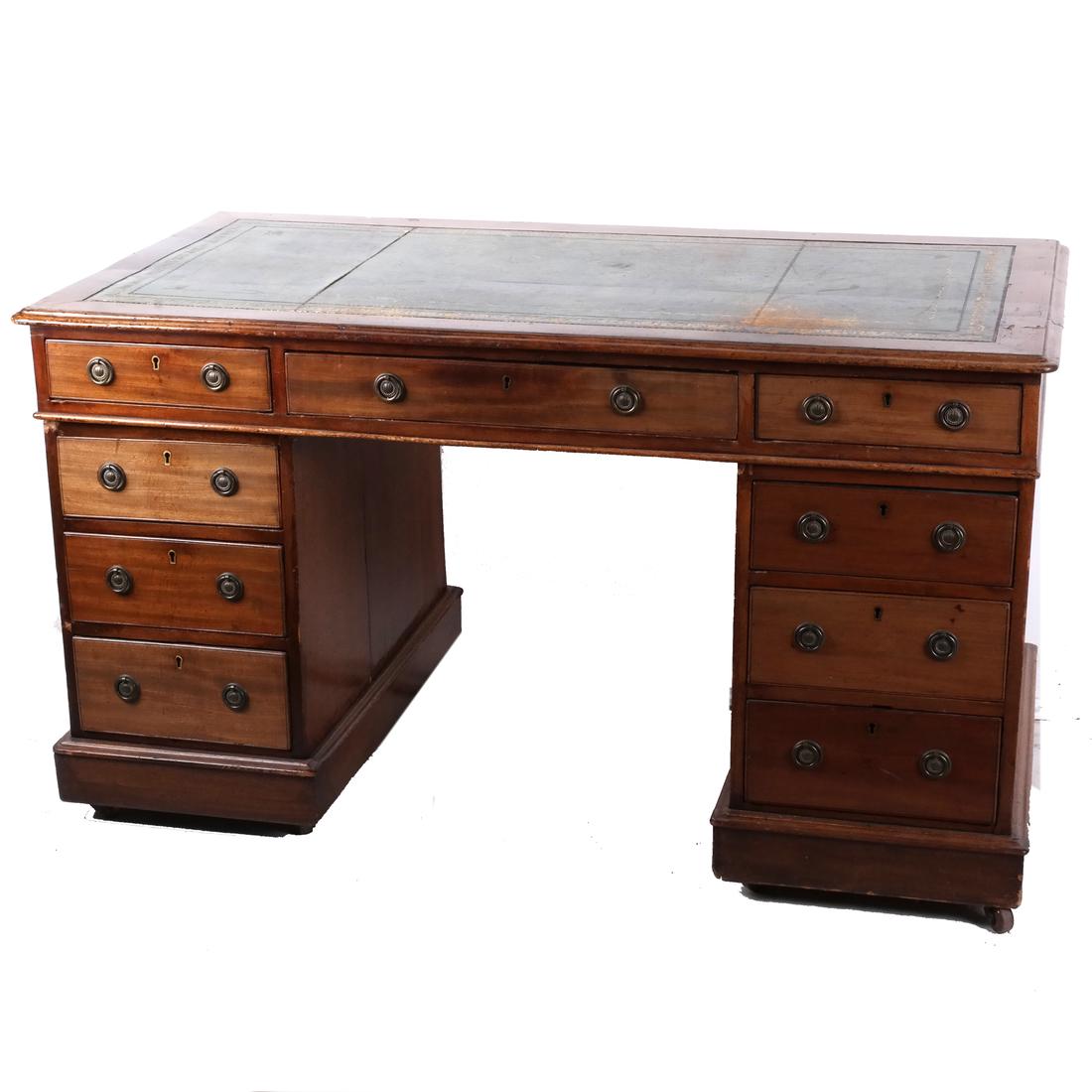 Antique Three-Part English Desk (1 of 8)