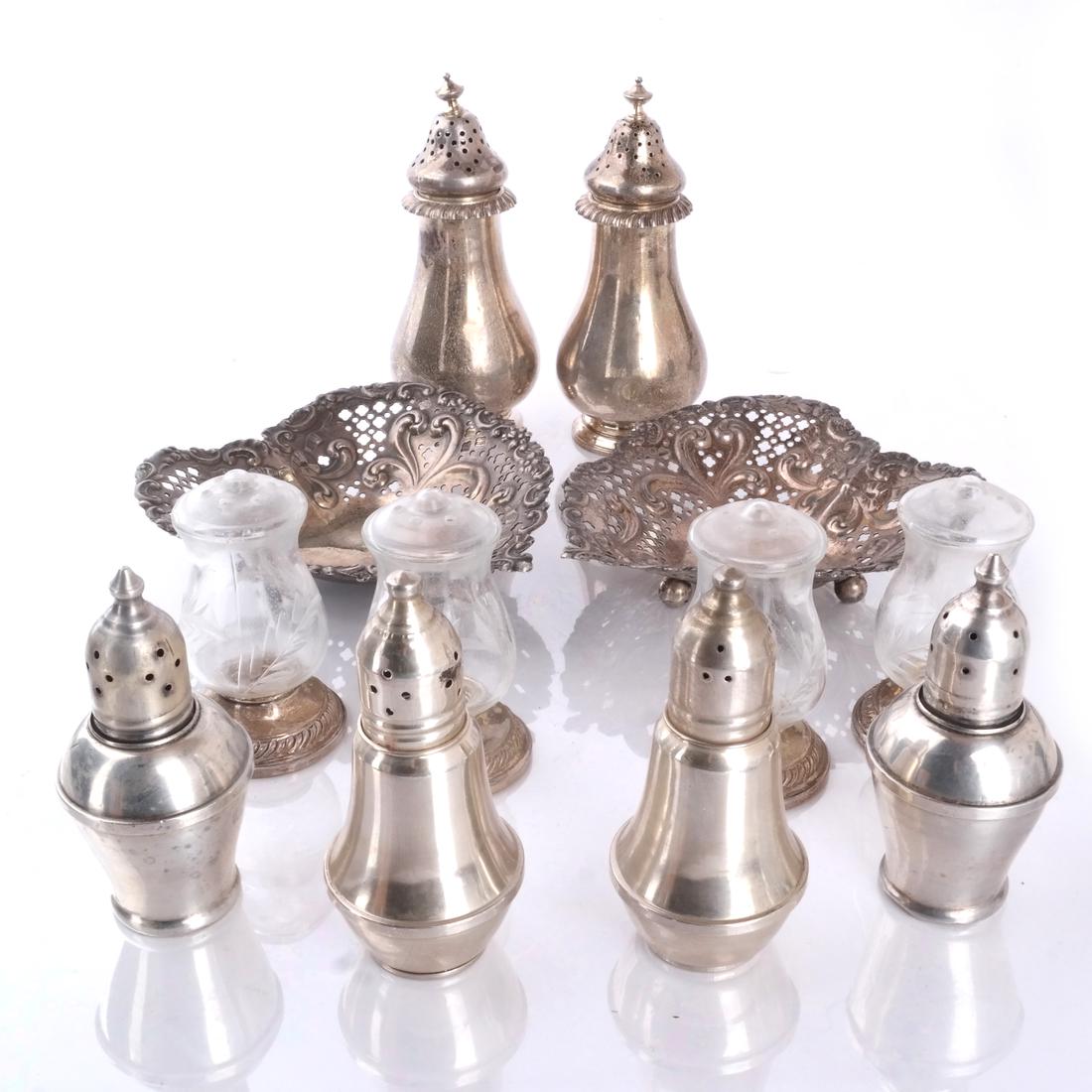 Sterling Silver Dish, Salt & Pepper (1 of 9)