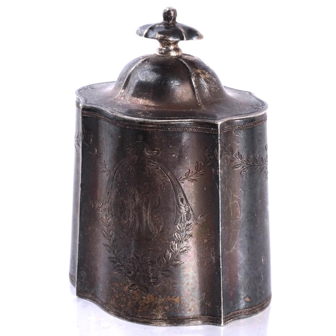 Sterling Silver Tea Box Canister (1 of 7)