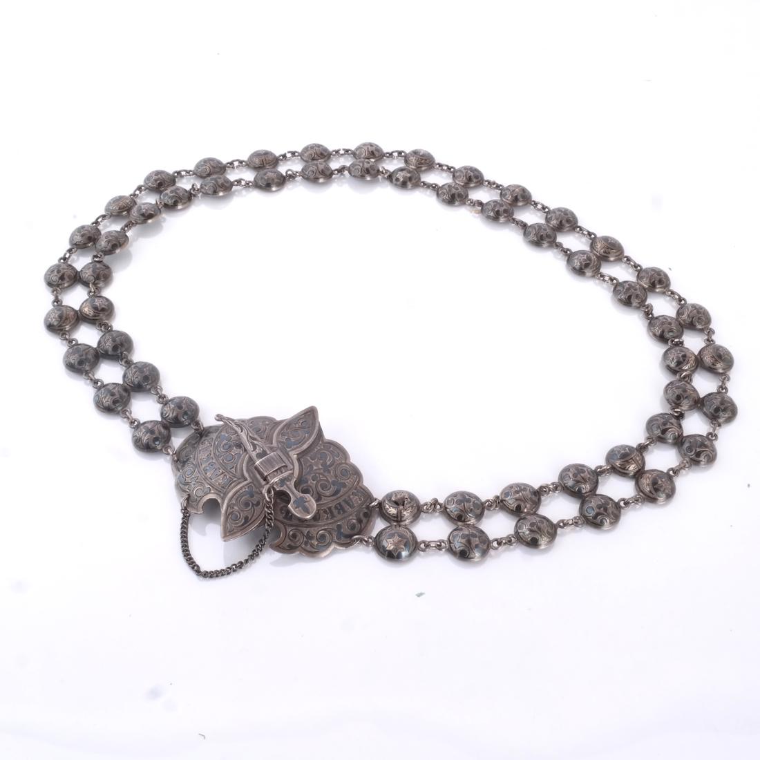 Russian Silver Niello Belt (1 of 3)