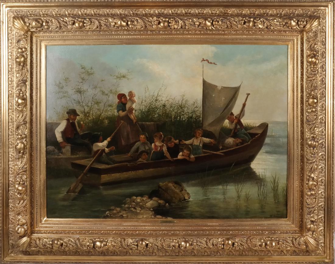 Phillip Duval: Children and Boat - O/C (1 of 15)
