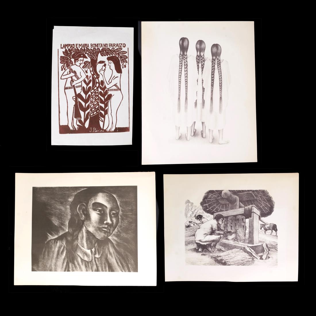 Mexican/Latino Etching and Woodblock Prints (1 of 5)