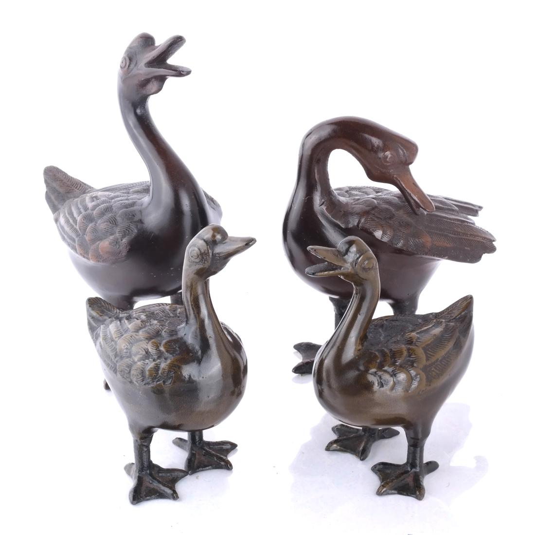 Four Chinese Goose Sculptures (1 of 5)