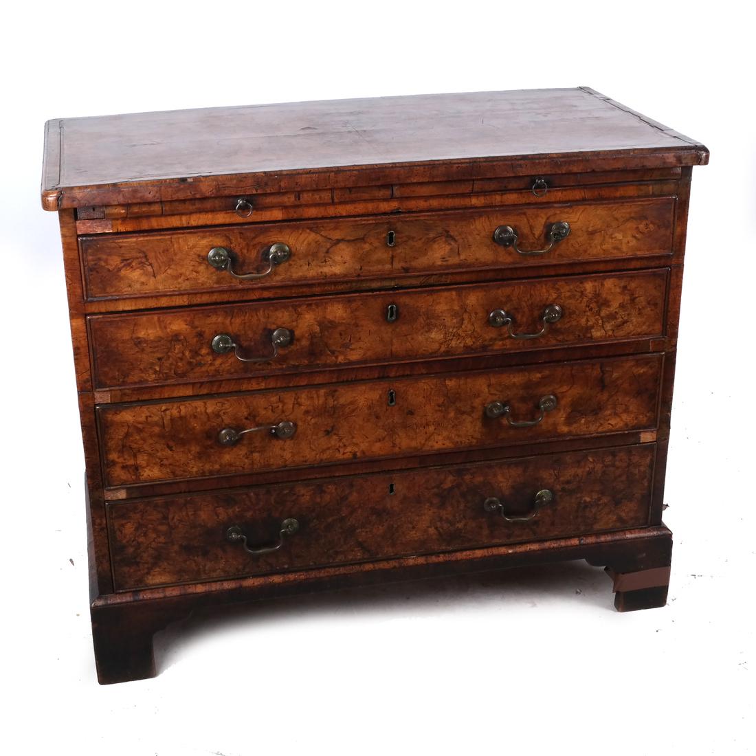 Antique George III Walnut Chest (1 of 8)
