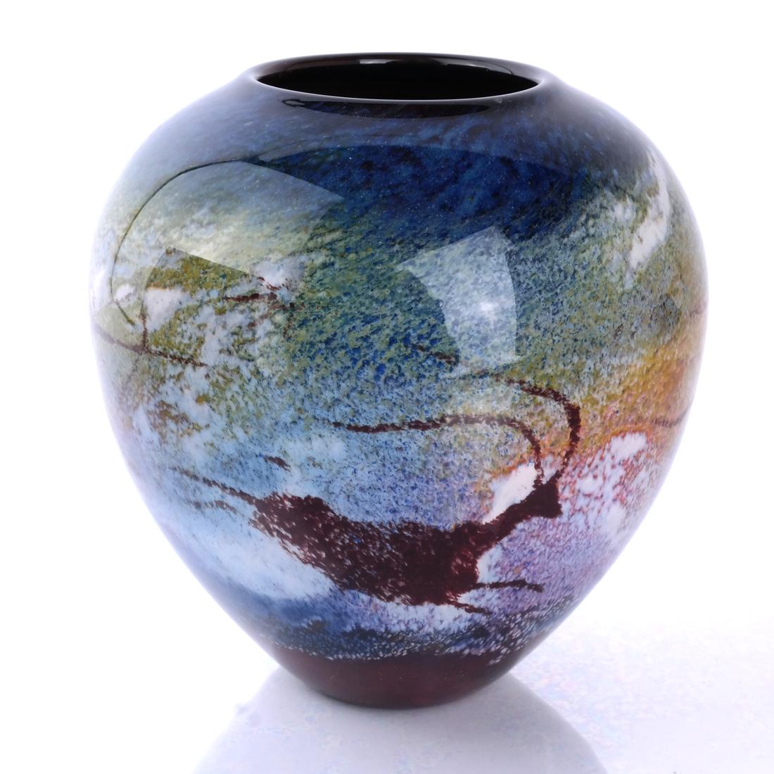 R. Safan Art Glass Vase (1 of 4)