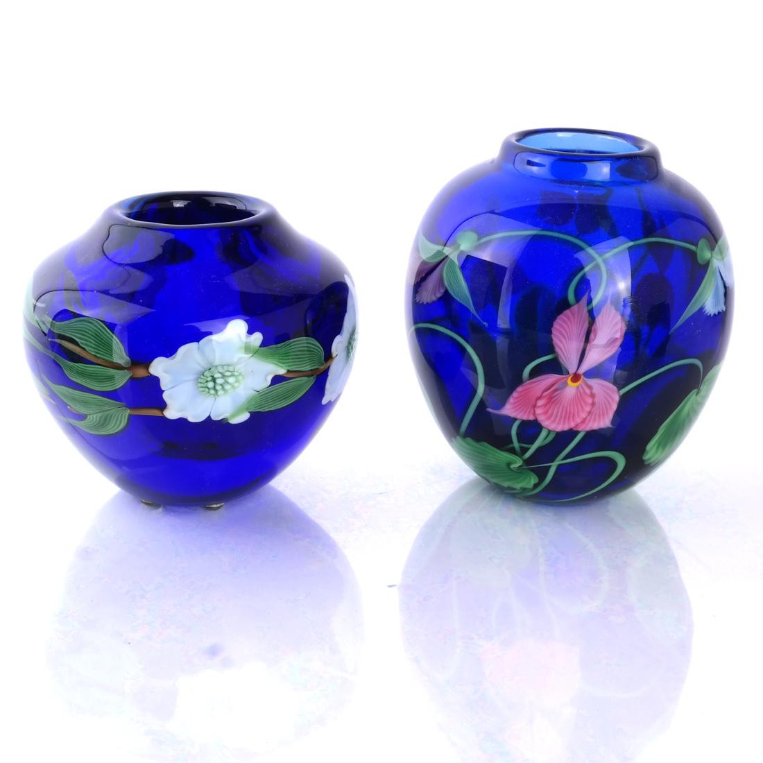 A. Alexander Orient & Flume Glass Vases (1 of 5)