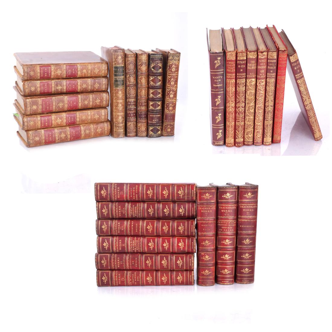 25 Various Leather, Other Bound Books (1 of 6)