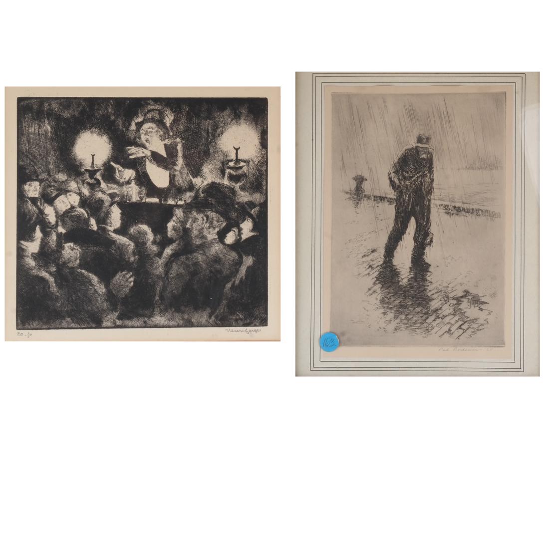 Paul Berdenier & German - 2 Etchings (1 of 7)